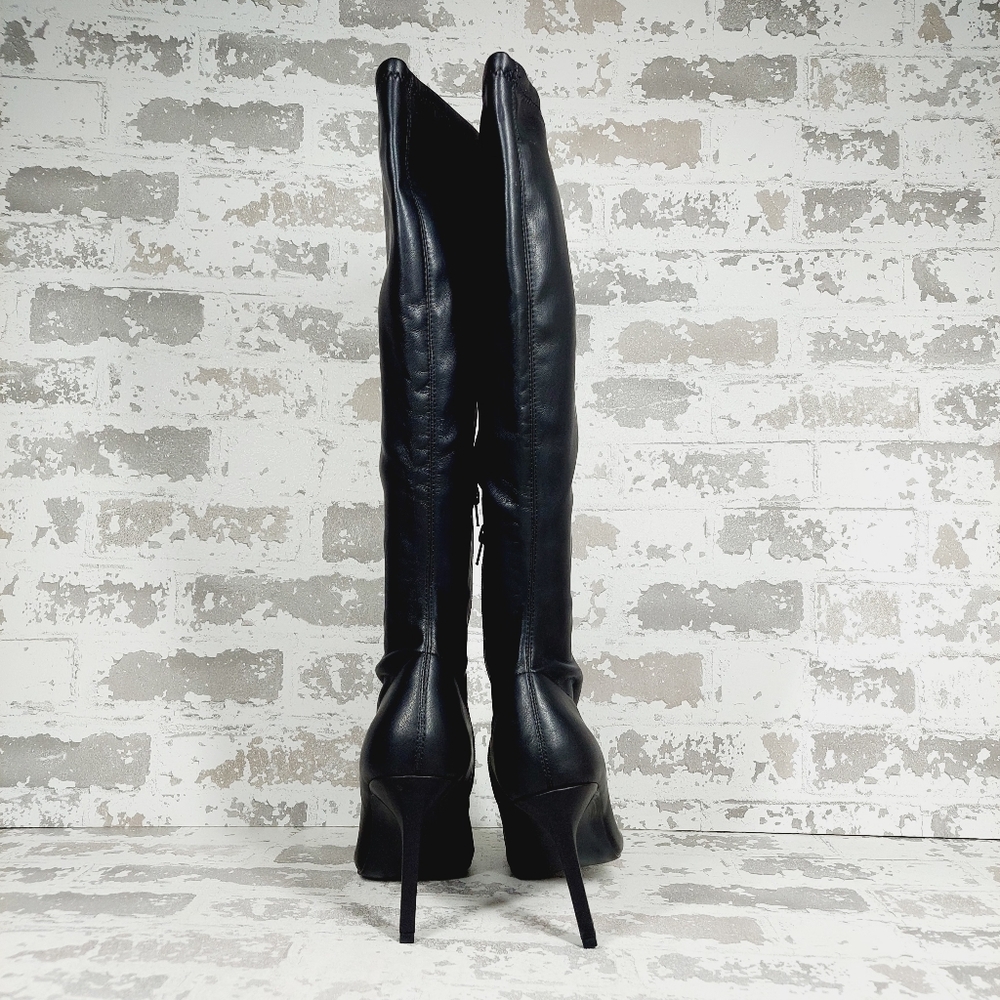 New Open Edit Viv Pointy Toe Knee High Boot O805 - Picture 6 of 12